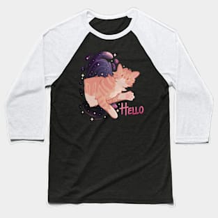 Hello dimension cat Baseball T-Shirt